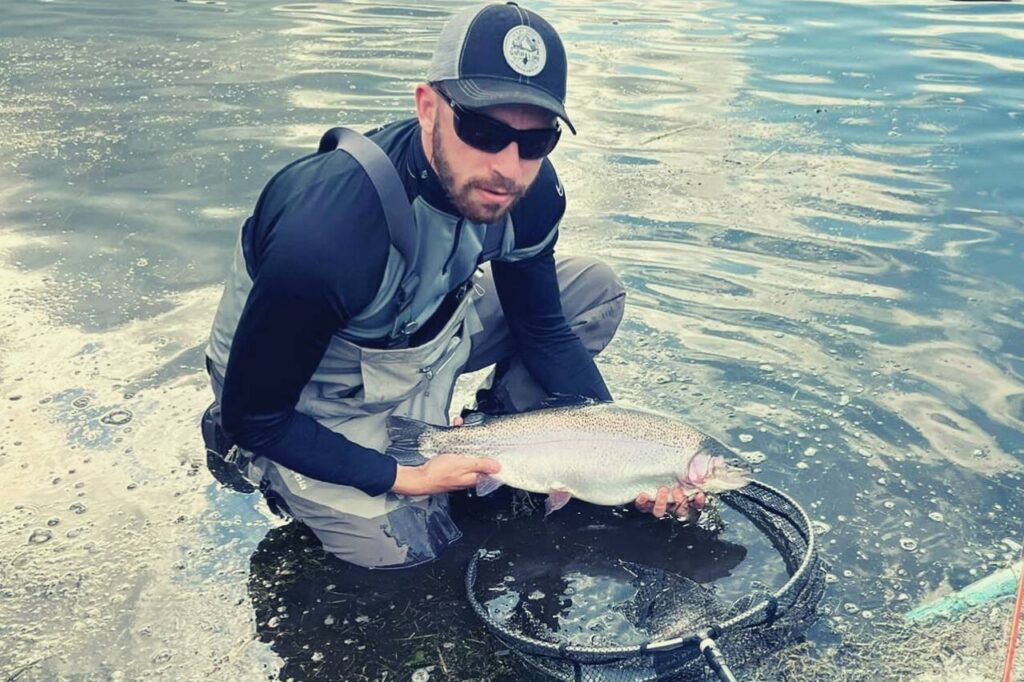 Private fly fishing venue in Scotland at Wormit Trout Fishery